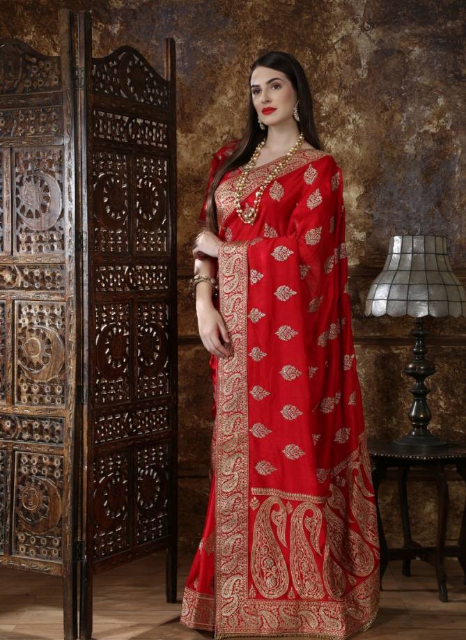 Rang Roop Vol 5 Silk Designer Festival and wedding Wear Embroidery Work Designer Sarees Collections